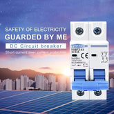 2P DC 1000V Solar Mini Circuit Breaker 32A 63A DC MCB for PV System