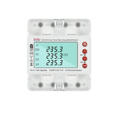 3 Phase 380V 100A Tuya WiFi Smart Bi-Directional Energy Power kWh Meter Over Under Voltage Protector Relay Switch Current Limit