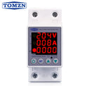 TOMZN Din Rail Dual Display Voltage & Current Protector