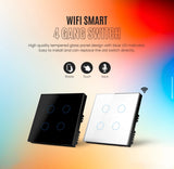 Smart 4 Gang Wifi Switch CRYSTAL SERIES