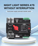 Tomzn TOQ7 AC 2P/4P Din Rail 220V Dual Power Automatic Transfer Switch ATS