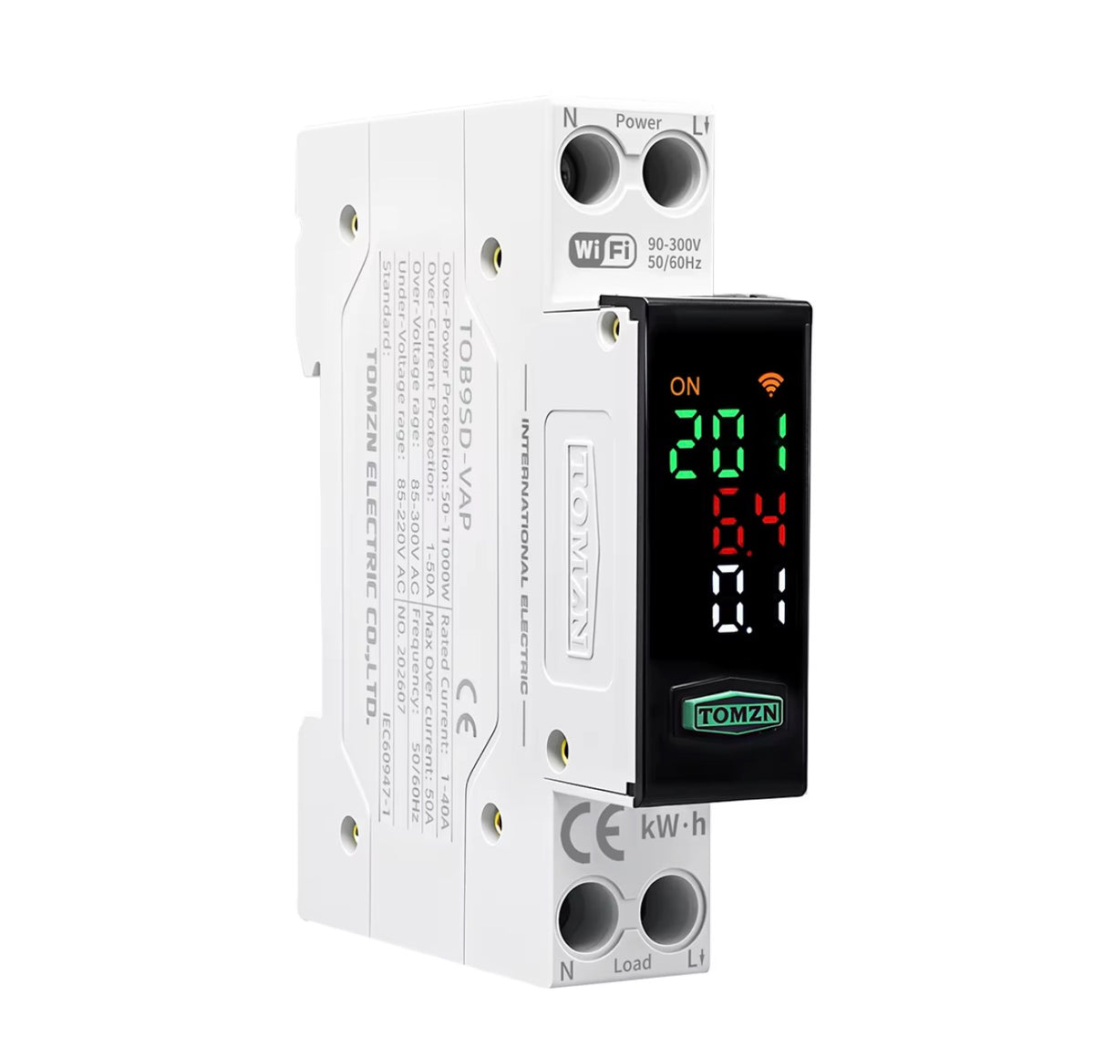 Tomzn Smart 10-in-1 WIFI Breaker TOB9SD-VAP