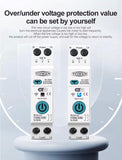 TOMZN Smart WiFi 10-in-1 63A Protector Switch – Overload, Voltage, Leakage Protected | Timer App Control